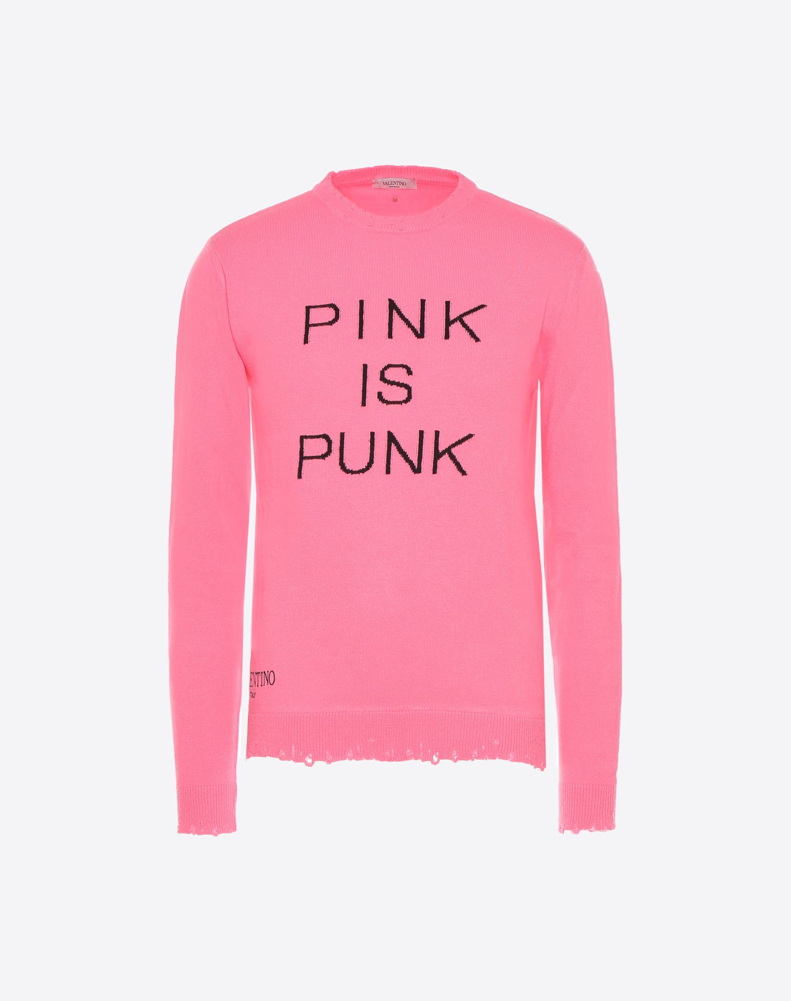 pink is punk sweater