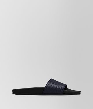 DARK NAVY INTRECCIATO CALF LAKE SANDAL