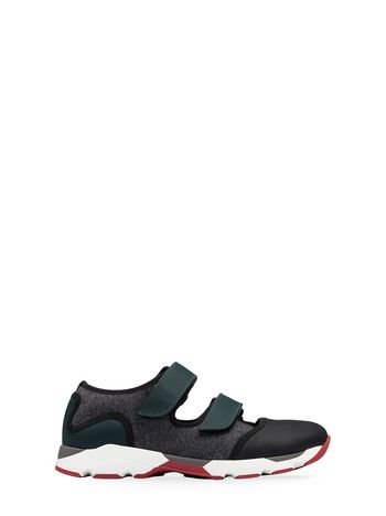 Marni Sneaker in felt with hook and loop closure Man