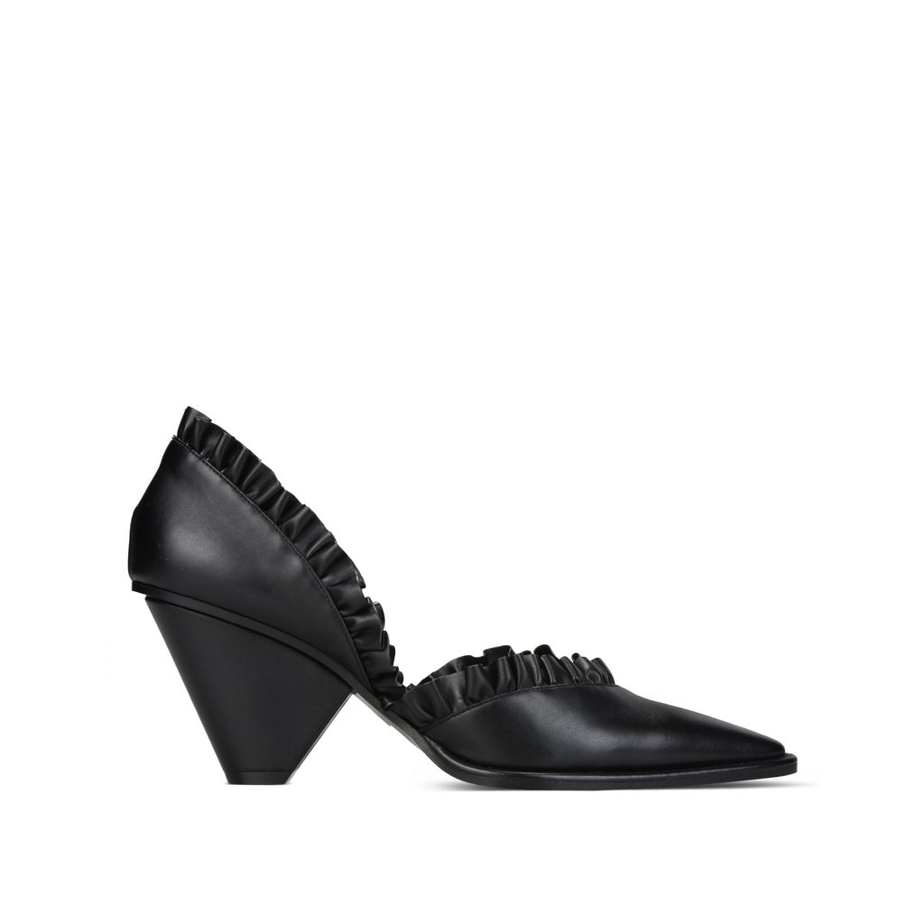Black Ruffle Shoes Stella Mccartney
