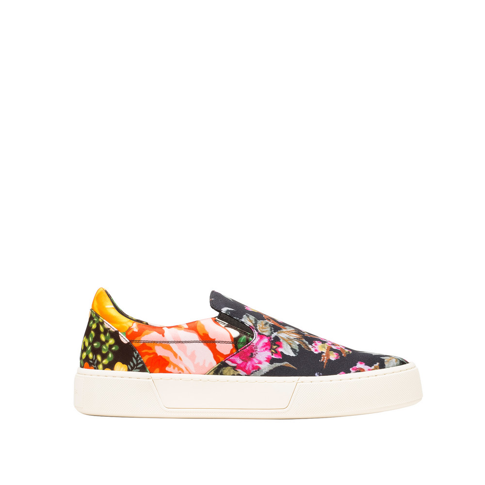 BALENCIAGA Multimaterial Sneakers D Floral Slip-on f