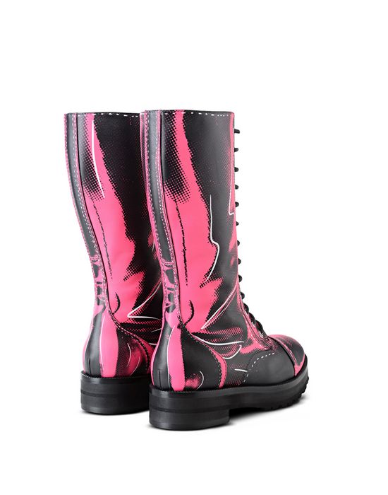 moschino high heel boots