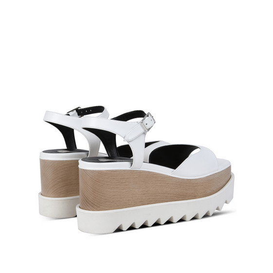 stella mccartney white platform shoes