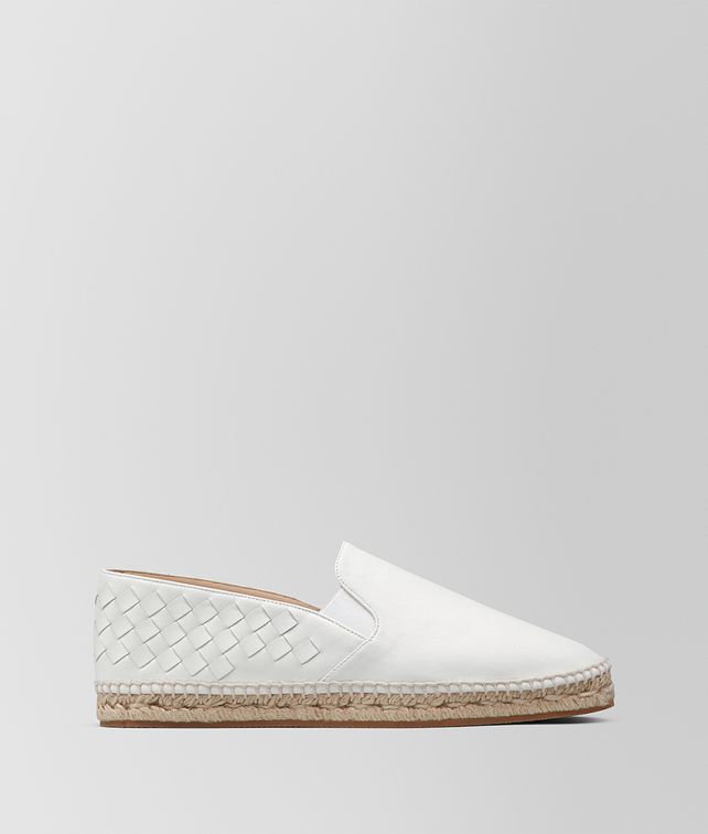 BOTTEGA VENETA BIANCO INTRECCIATO NAPPA GALA ESPADRILLE Espadrilles Woman fp