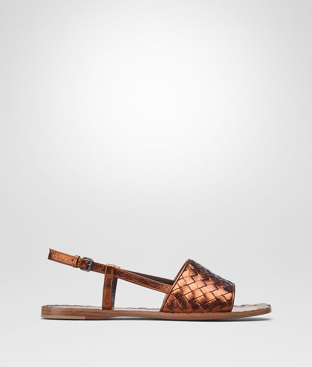 BOTTEGA VENETA RAVELLO SANDALS IN CALVADOS INTRECCIATO CALF Pump or Sandal Woman fp