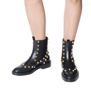 balenciaga gold boots