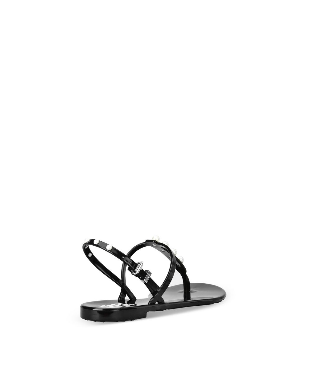 pearl jelly sandals