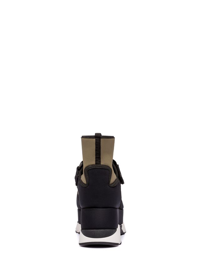 Sneakers Marni Open-toed sneaker in fabric Woman