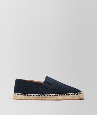 DARK NAVY INTRECCIATO SUEDE GALA ESPADRILLE