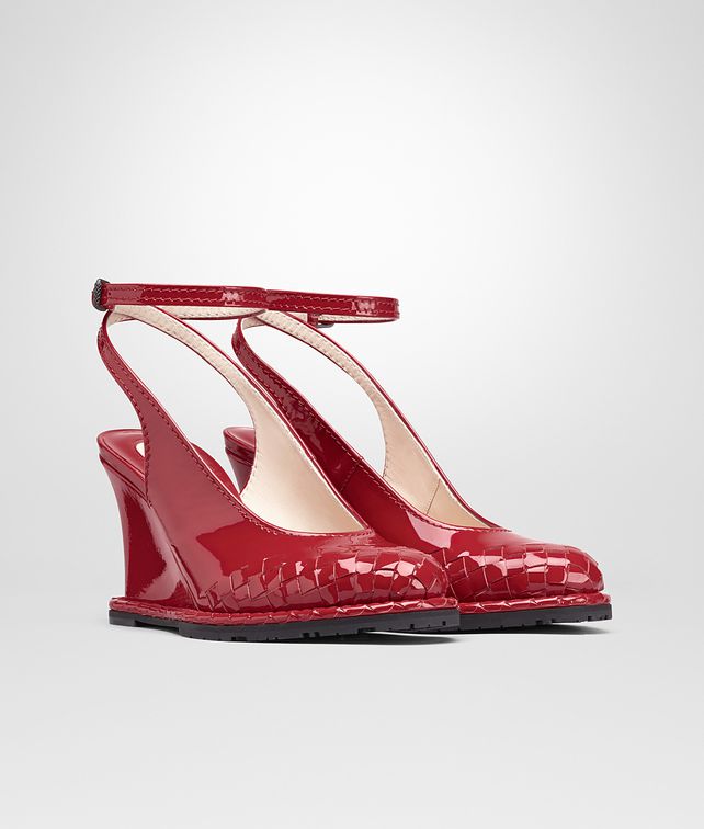 red bottega veneta shoes