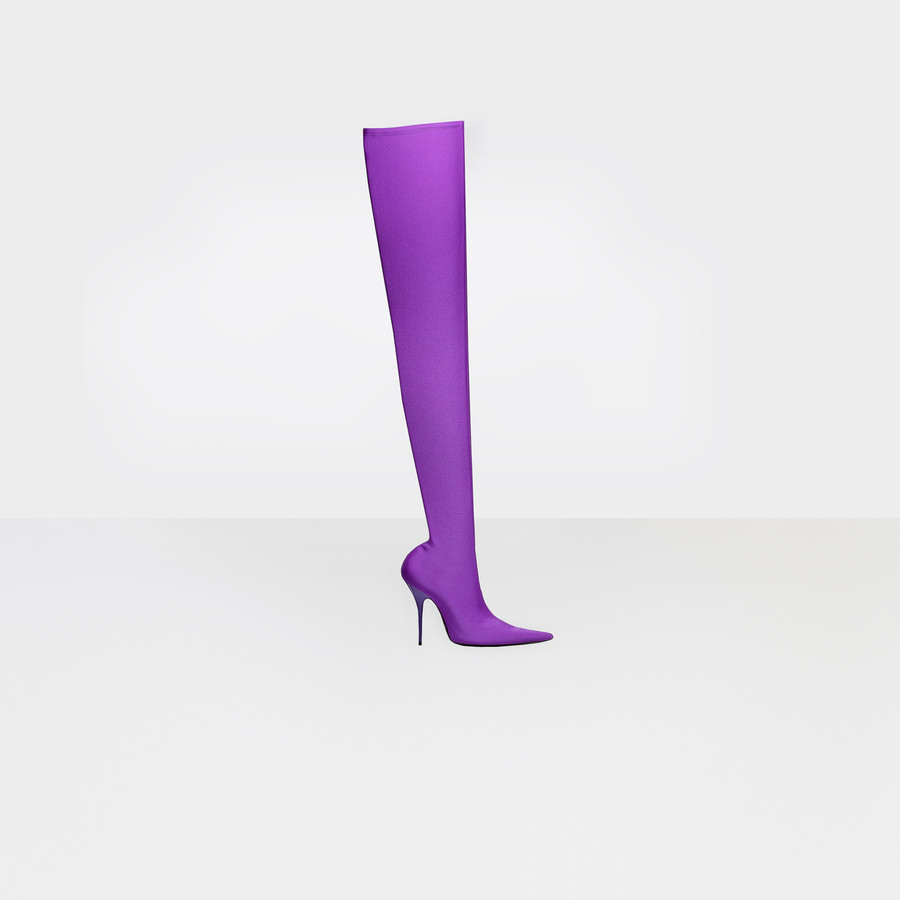 balenciaga knee high boots