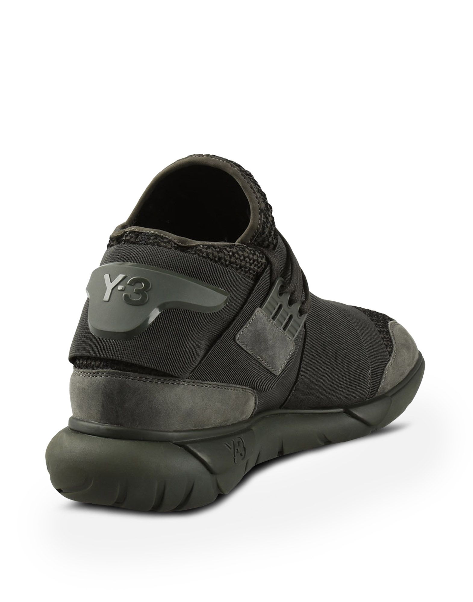 Y-3 Qasa High Sneakers in Dark Green for Men | Adidas Y-3 Official Store