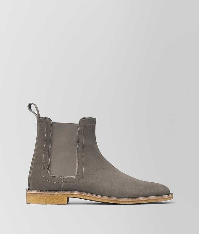 BOTTEGA VENETA VOORTREKKING BOOT IN STEEL SUEDE Boots Man fp