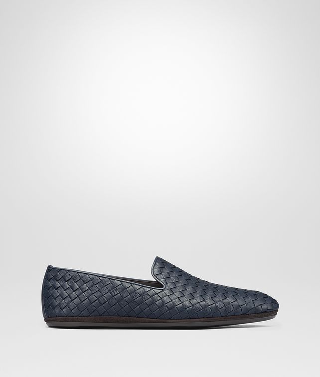 BOTTEGA VENETA DENIM INTRECCIATO CALF SLIPPER Slippers and Loafers Man fp