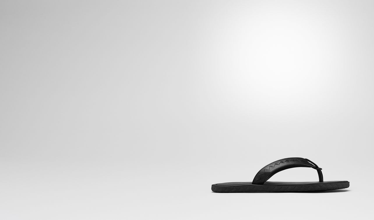 nero calf plage thongs landing