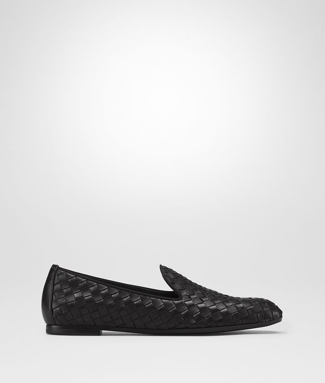 BOTTEGA VENETA NERO INTRECCIATO NAPPA FIANDRA SLIPPER Flat Woman fp