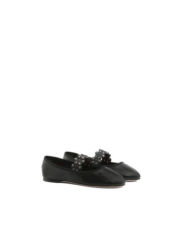 REDValentino Flower puzzle ballet flat