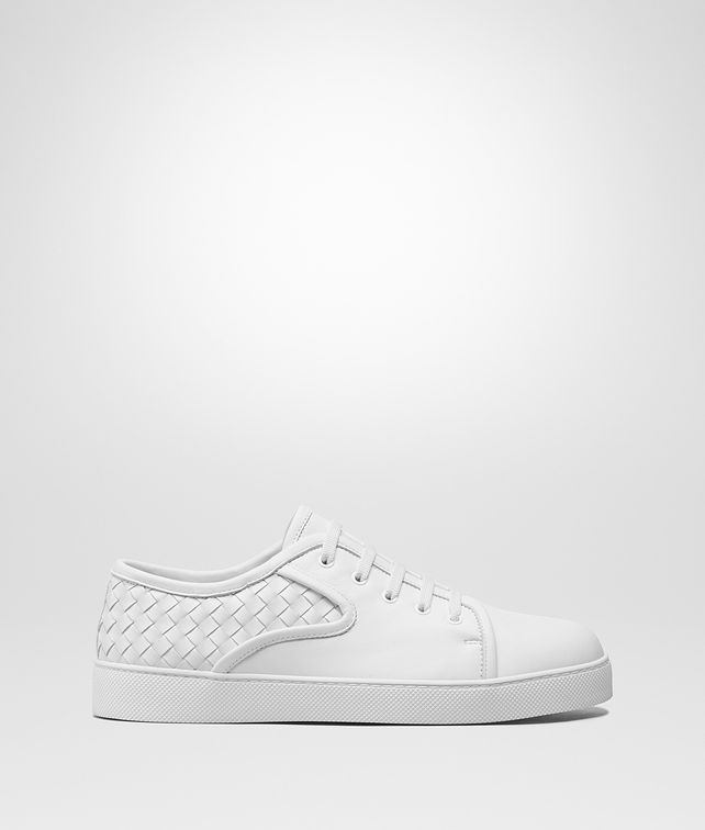 BOTTEGA VENETA DODGER LACE UP SNEAKER IN BIANCO NAPPA Trainers Man fp