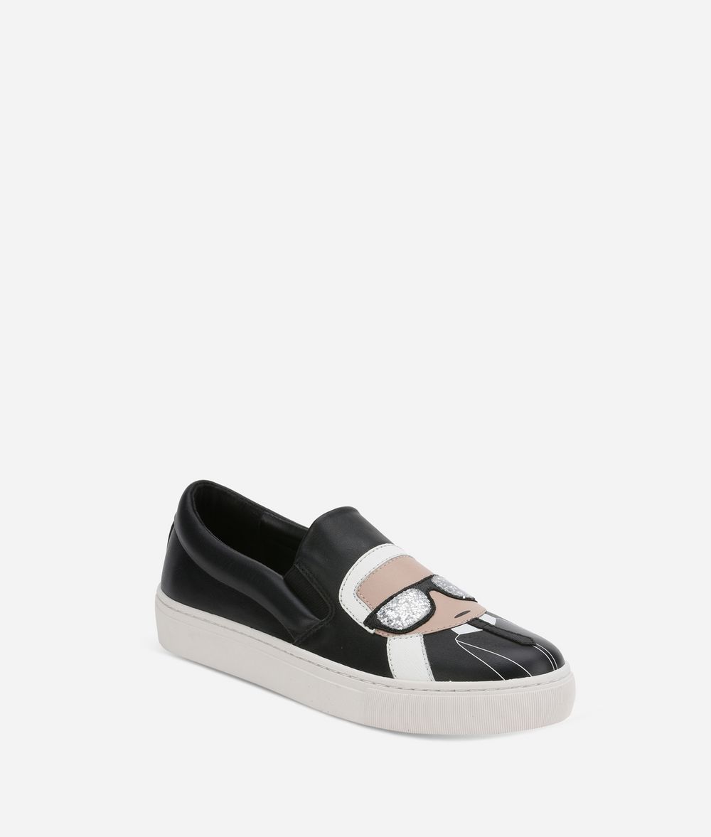 KARL LAGERFELD KUPSOLE Karl Ikonic Slip-on Sneakers Woman f