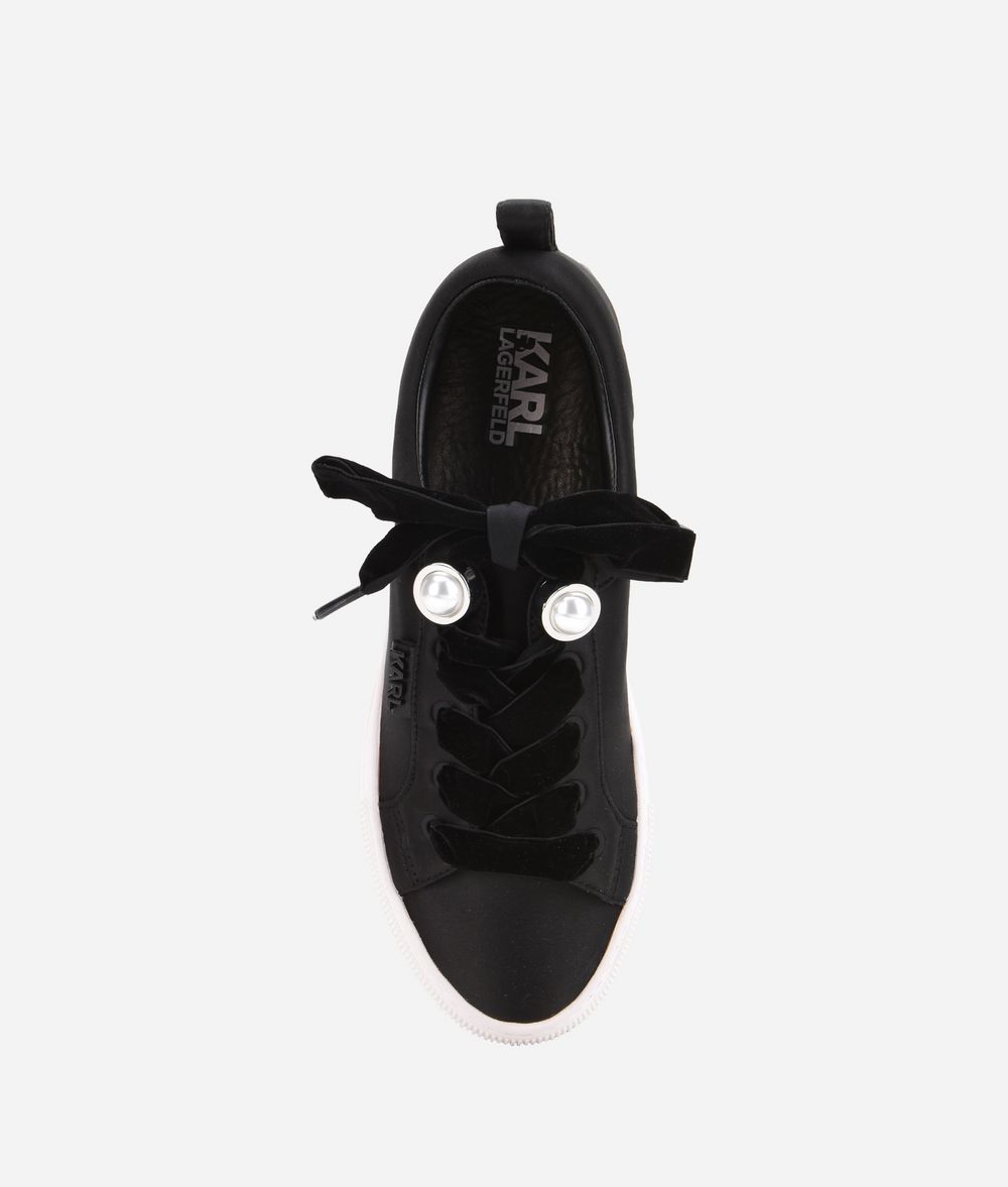 KARL LAGERFELD Luxor Kup Lace Shoe Sneakers Woman d