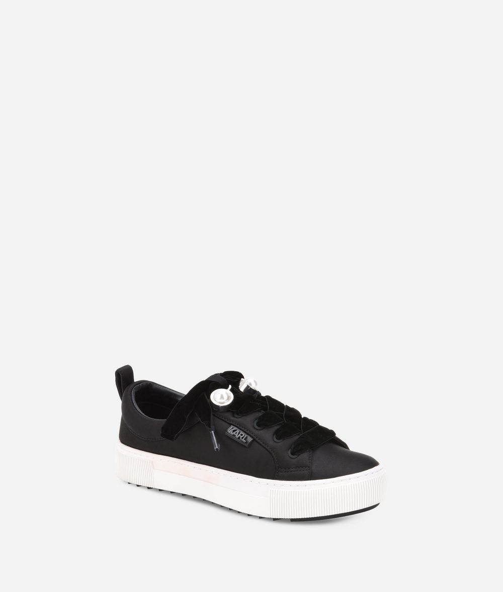 KARL LAGERFELD Luxor Kup Lace Shoe Sneakers Woman f