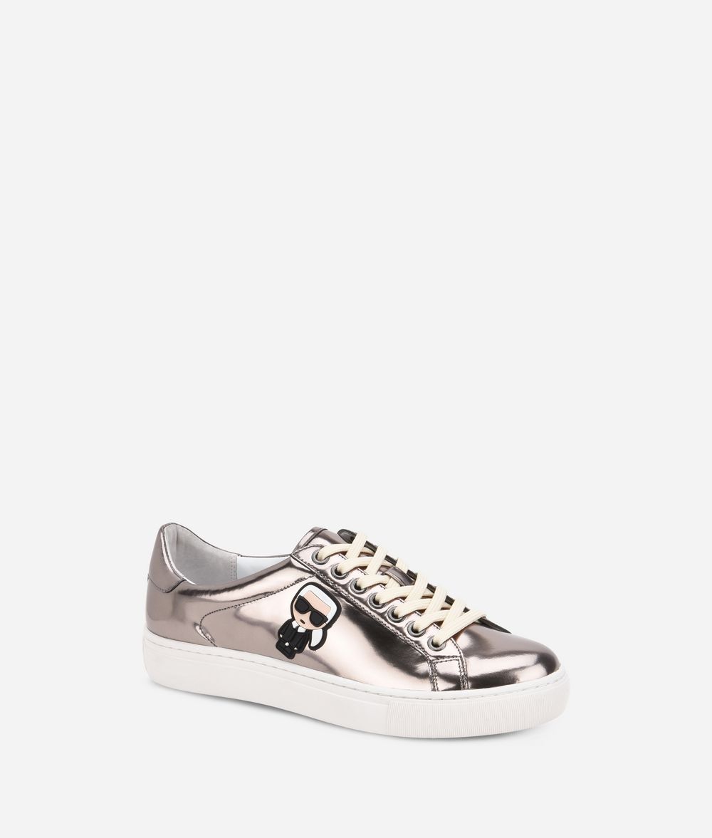 KARL LAGERFELD Kupsole Karl Ikonik Lo Lace Sneakers Woman f