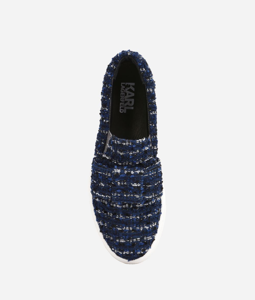 karl lagerfeld blue shoes