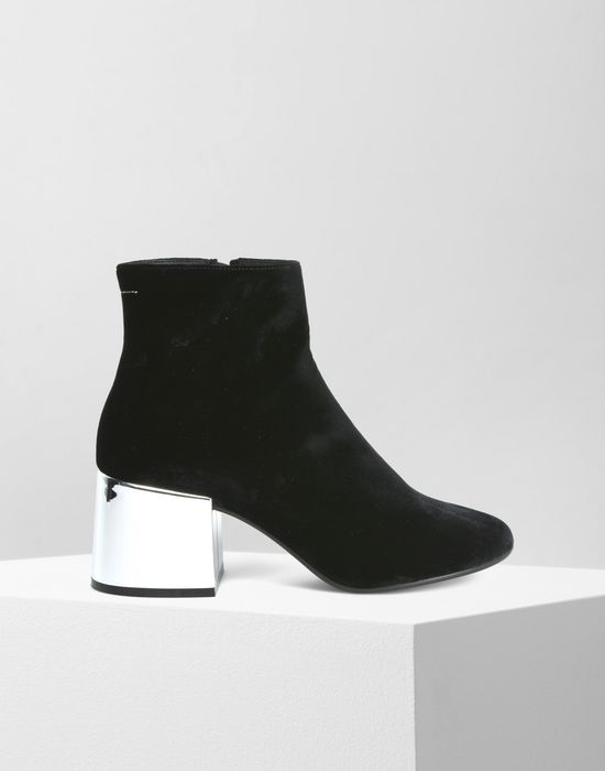 Maison Margiela Velvet Ankle Boots With 
