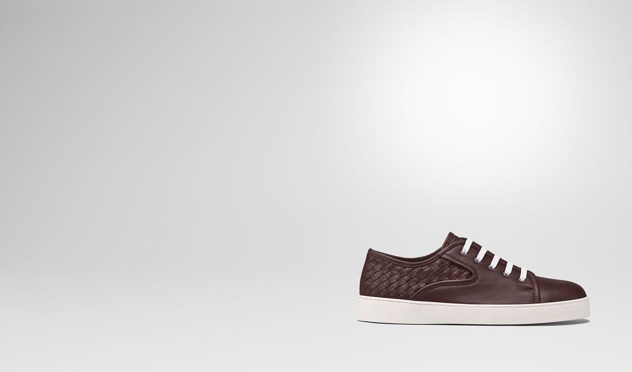 dark barolo intrecciato nappa dodger sneaker landing