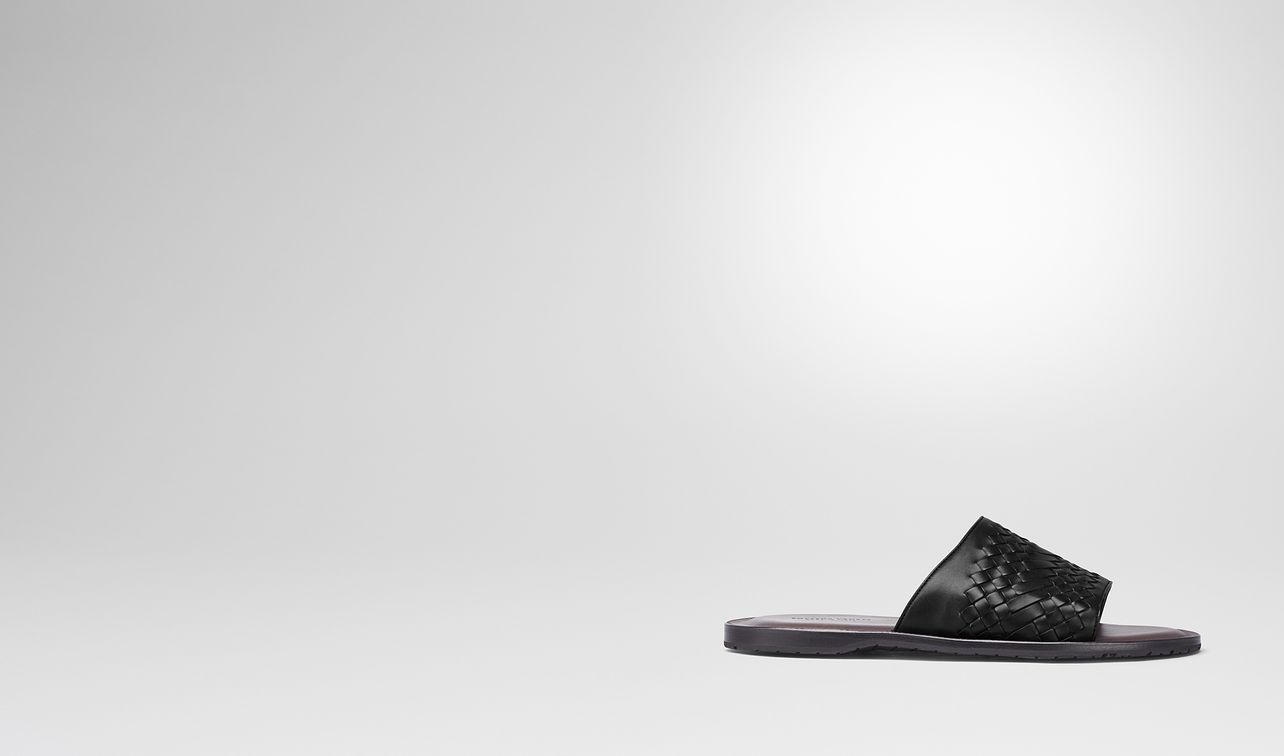 nero intrecciato calf sapa sandal landing