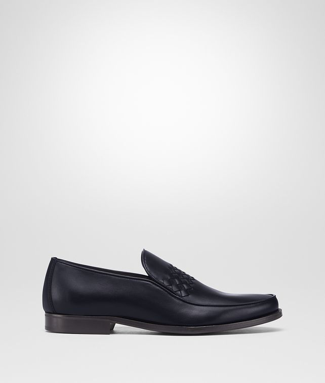 BOTTEGA VENETA DARK NAVY CALF CHET SLIP-ON Slippers and Loafers Man fp