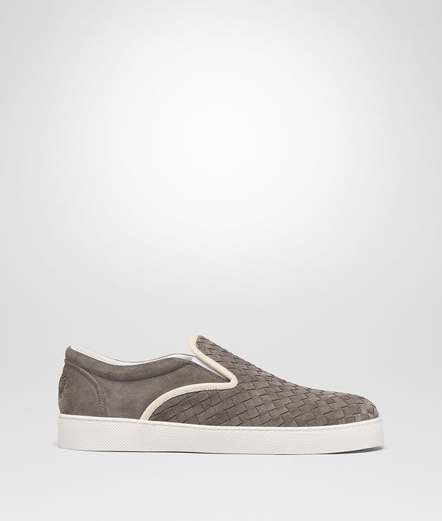 BOTTEGA VENETA STEEL INTRECCIATO SUEDE DODGER SNEAKER Sneakers Man fp