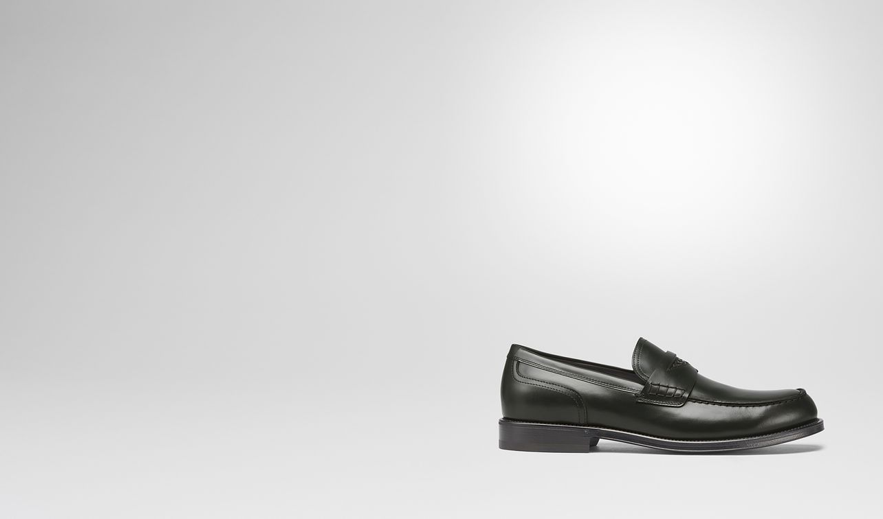 dark moss calf gahan loafer landing