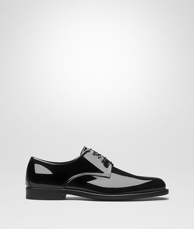 BOTTEGA VENETA NERO PATENT CALF LEONHARD SHOE Lace Ups Man fp
