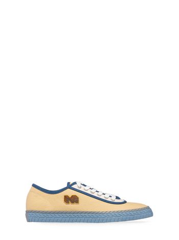 Marni Low-top sneaker in yellow canvas Man