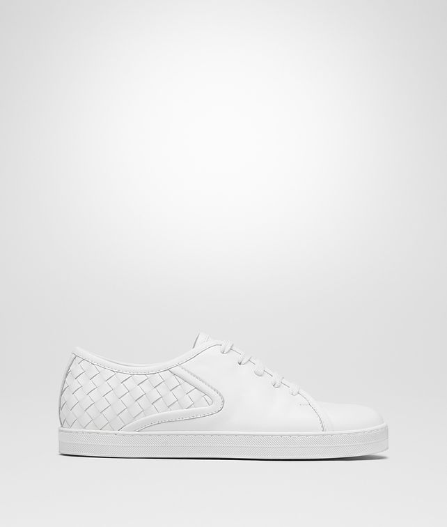 BOTTEGA VENETA BIANCO INTRECCIATO NAPPA CARMEL SNEAKER Trainers Woman fp