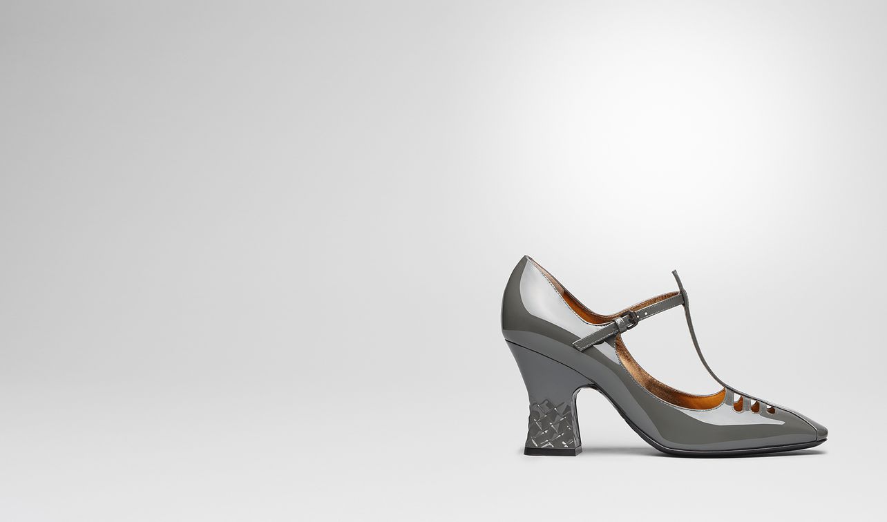 light grey patent calf polignac mary jane landing