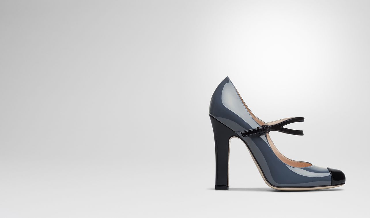 denim patent calf bette pump landing