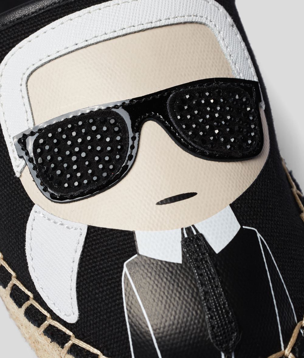 karl lagerfeld slip ons