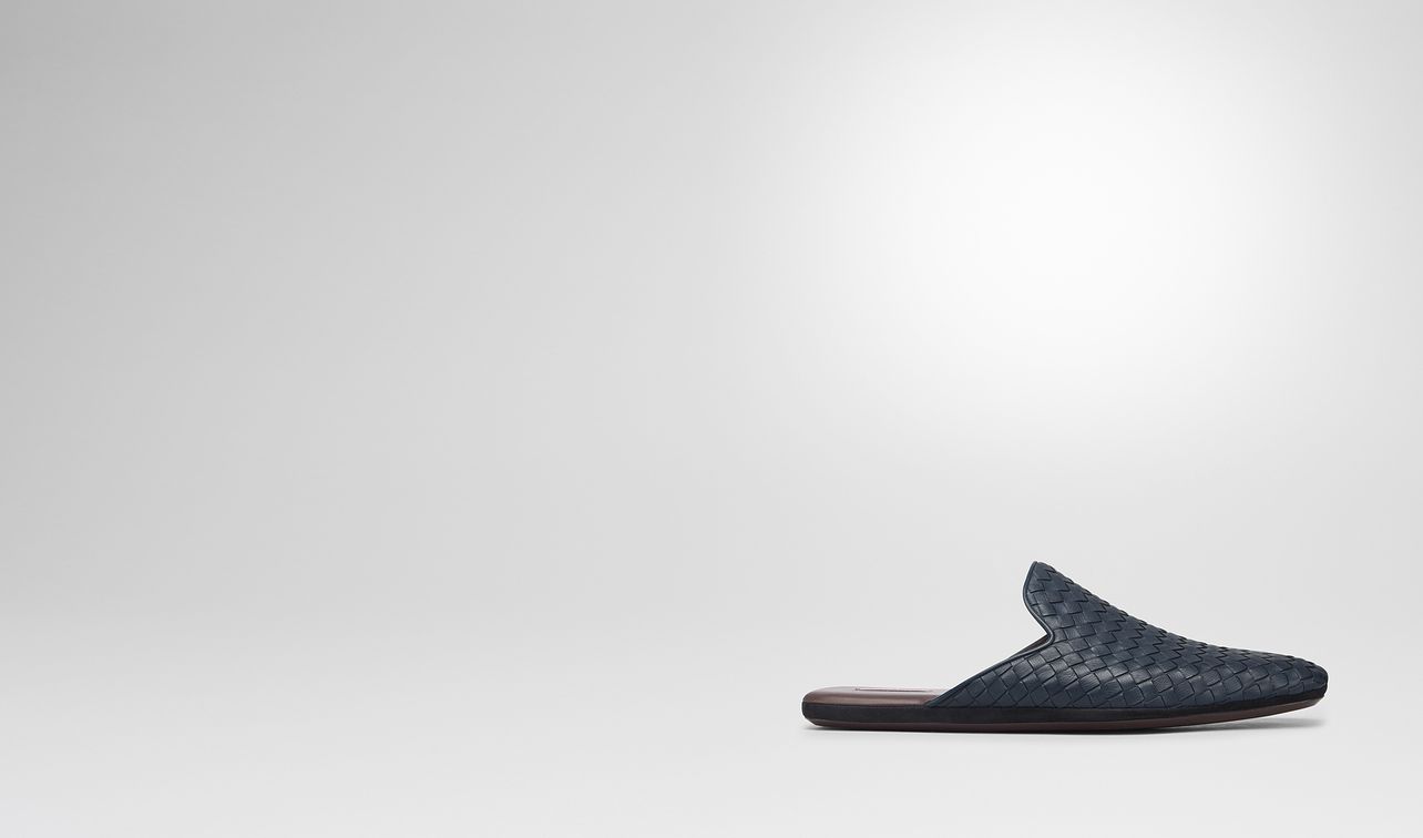 denim intrecciato calf fiandra slipper landing