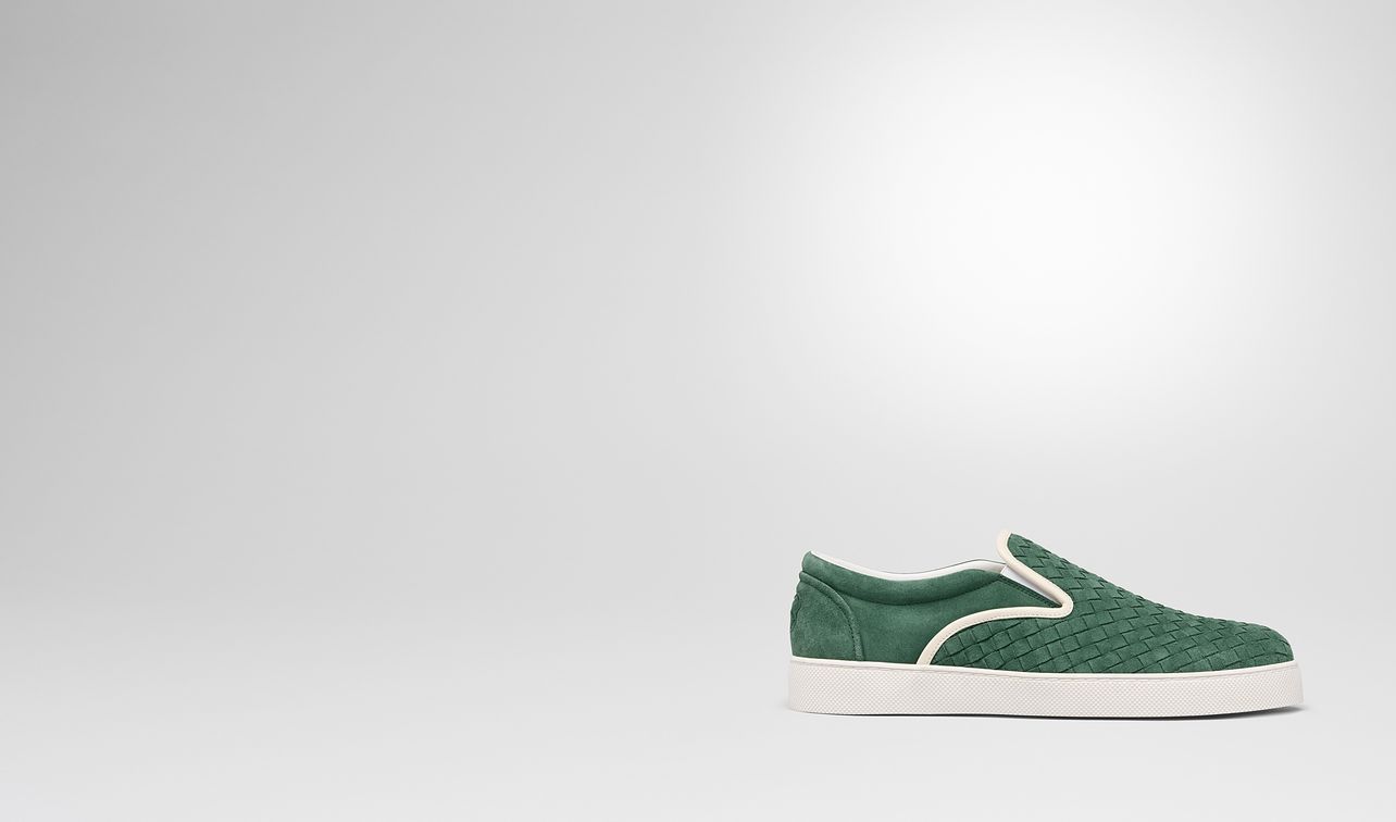 thyme intrecciato suede dodger sneaker landing