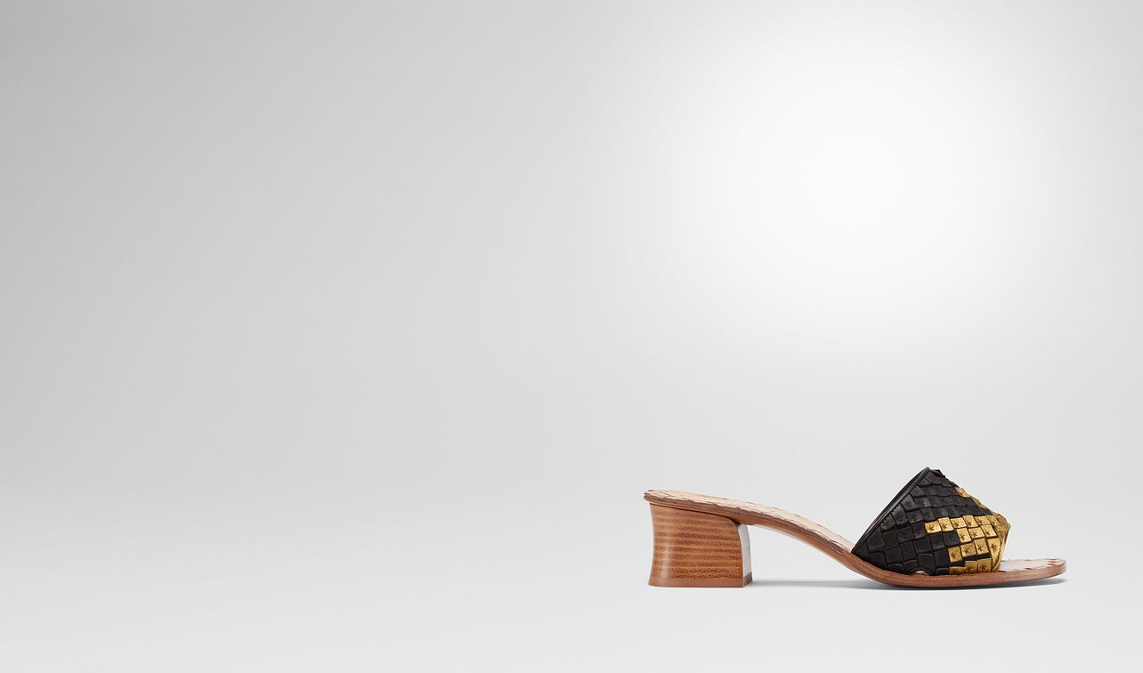 nero oro antico nappa ravello sandal landing