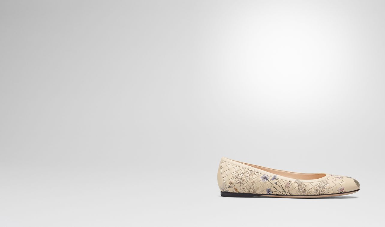 botanical print nappa peggy ballerina landing