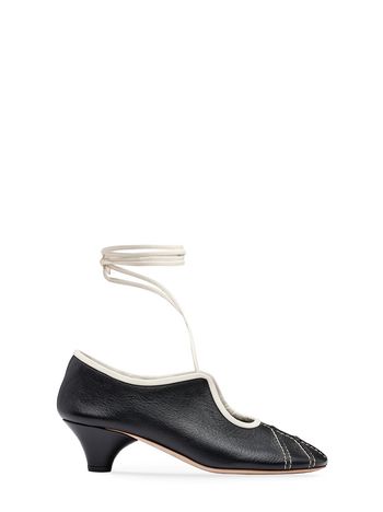 Marni Mary-Jane in calfskin with cone heel Woman