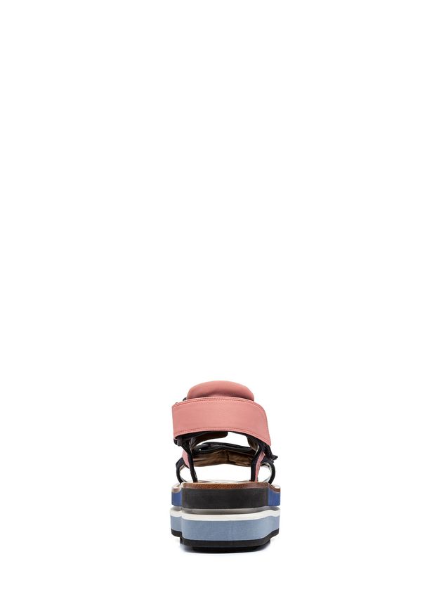 Wedges Marni Wedge with two bands in cotton ribbon Woman