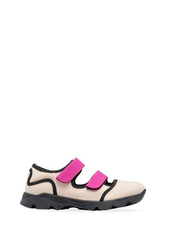 Marni Sneaker in beige technical fabric Woman