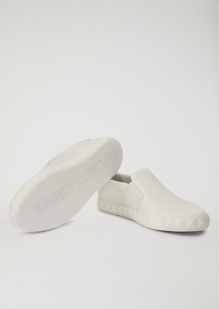 armani slip on shoes