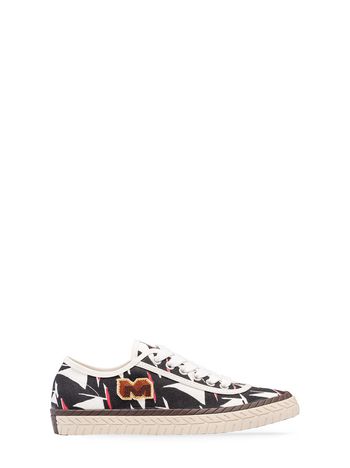 Marni Low-top sneaker in canvas with Sail print Woman