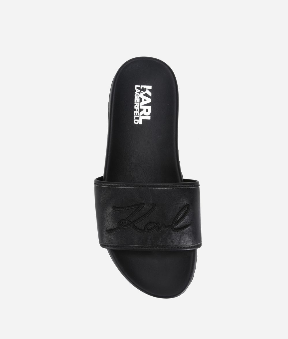 karl lagerfeld slide sandals