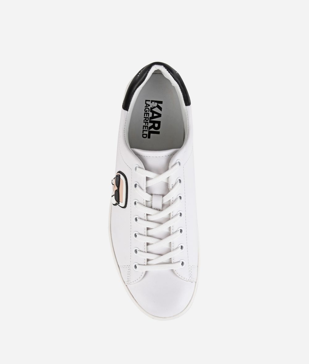 KARL LAGERFELD Kourt Karl Ikonik Lo Lace Sneakers E d